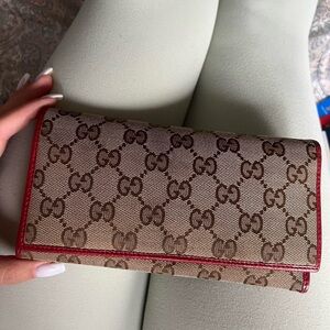 GUCCI Guccisima folding long wallet